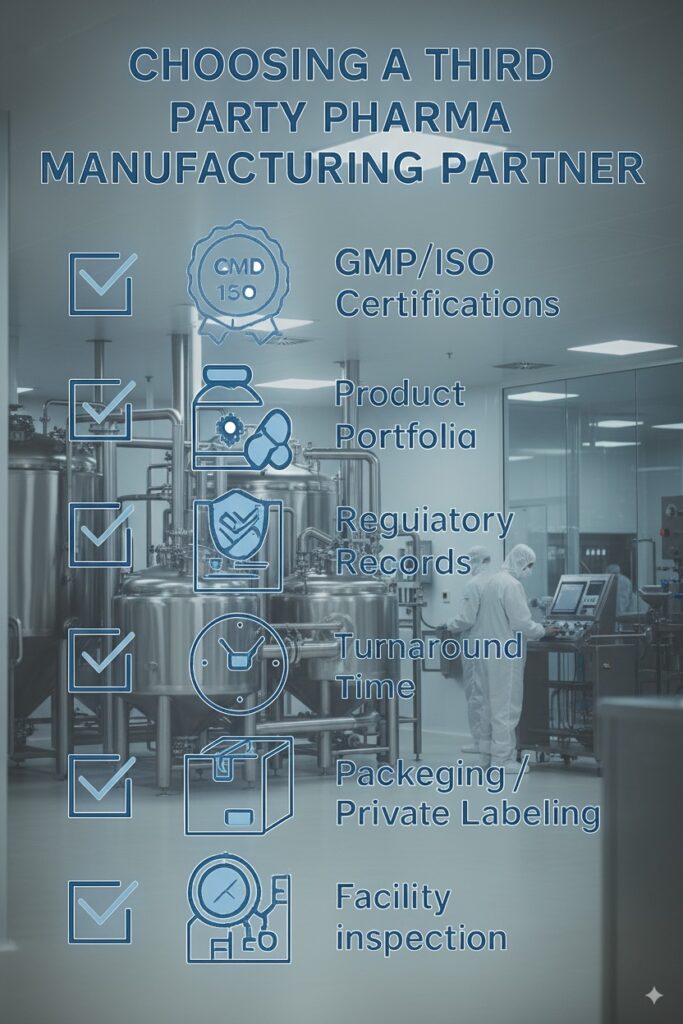 How to Choose the Right Third Party Pharma Manufacturing Partner